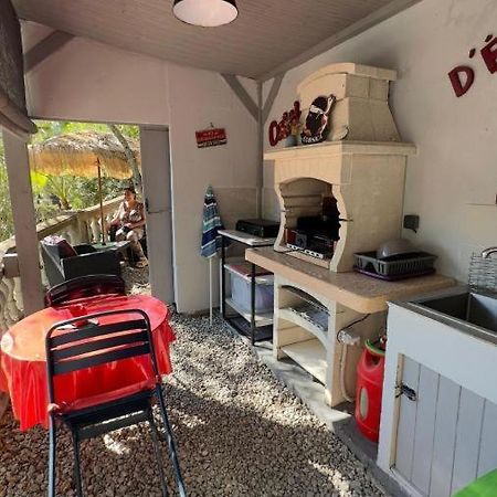 Chambre Independante Climatisee, Cuisine D'Ete, Piscine Sartène Esterno foto