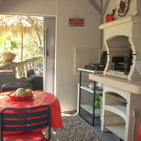 Chambre Independante Climatisee, Cuisine D'Ete, Piscine Sartène Esterno foto
