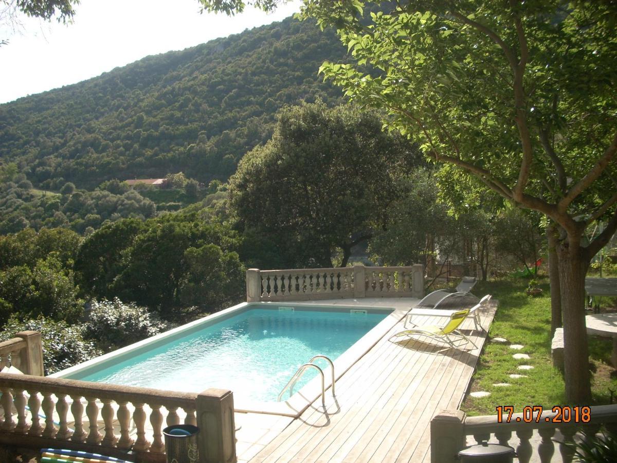 Chambre Independante Climatisee, Cuisine D'Ete, Piscine Sartène Esterno foto