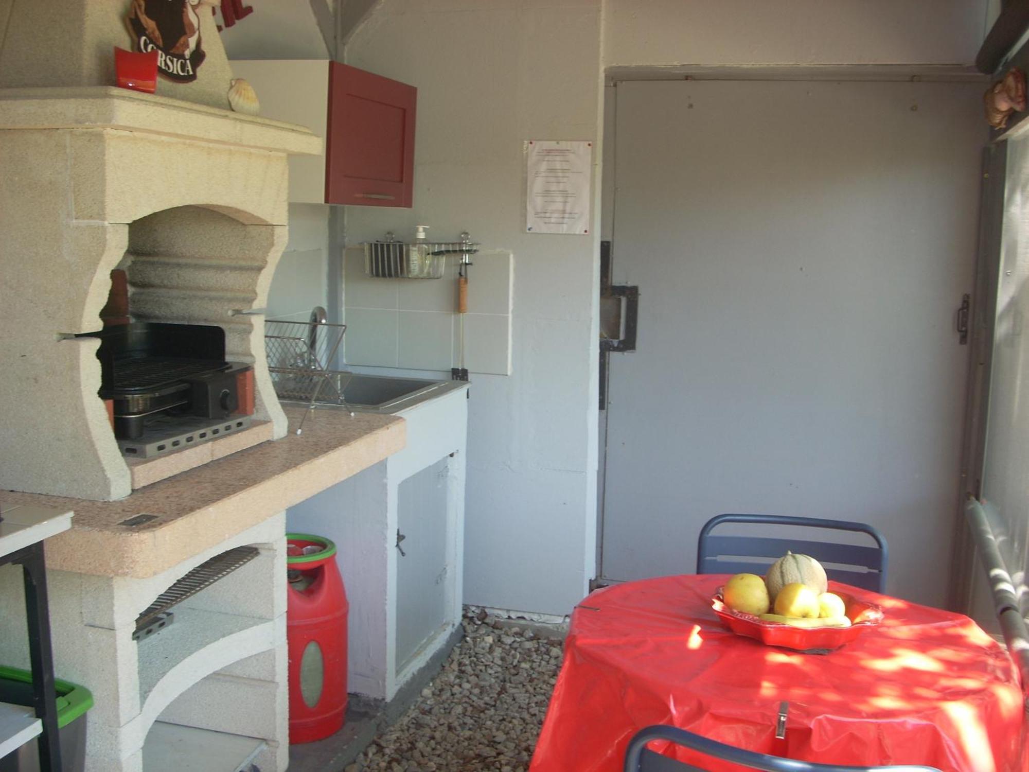 Chambre Independante Climatisee, Cuisine D'Ete, Piscine Sartène Esterno foto