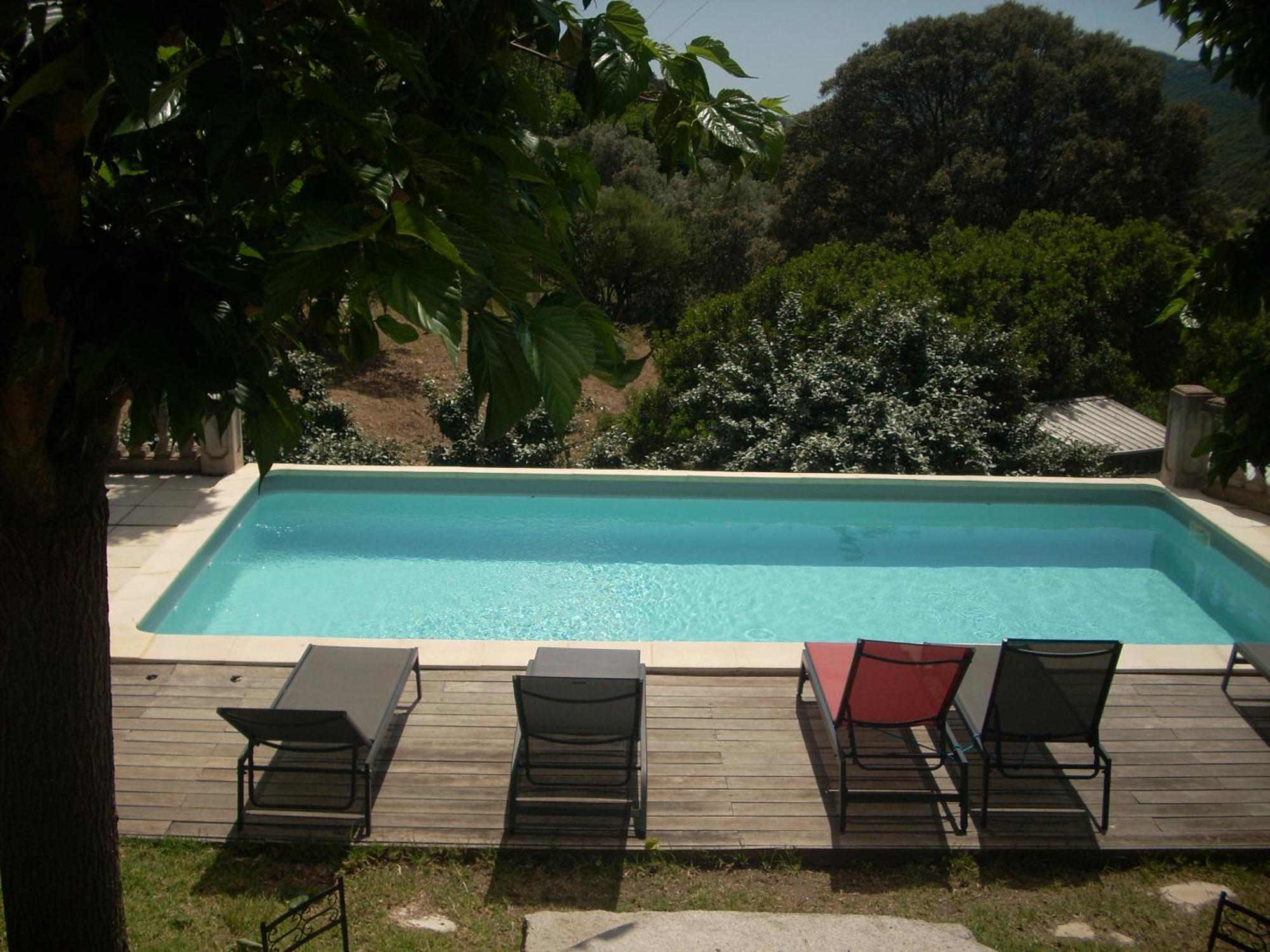 Chambre Independante Climatisee, Cuisine D'Ete, Piscine Sartène Esterno foto